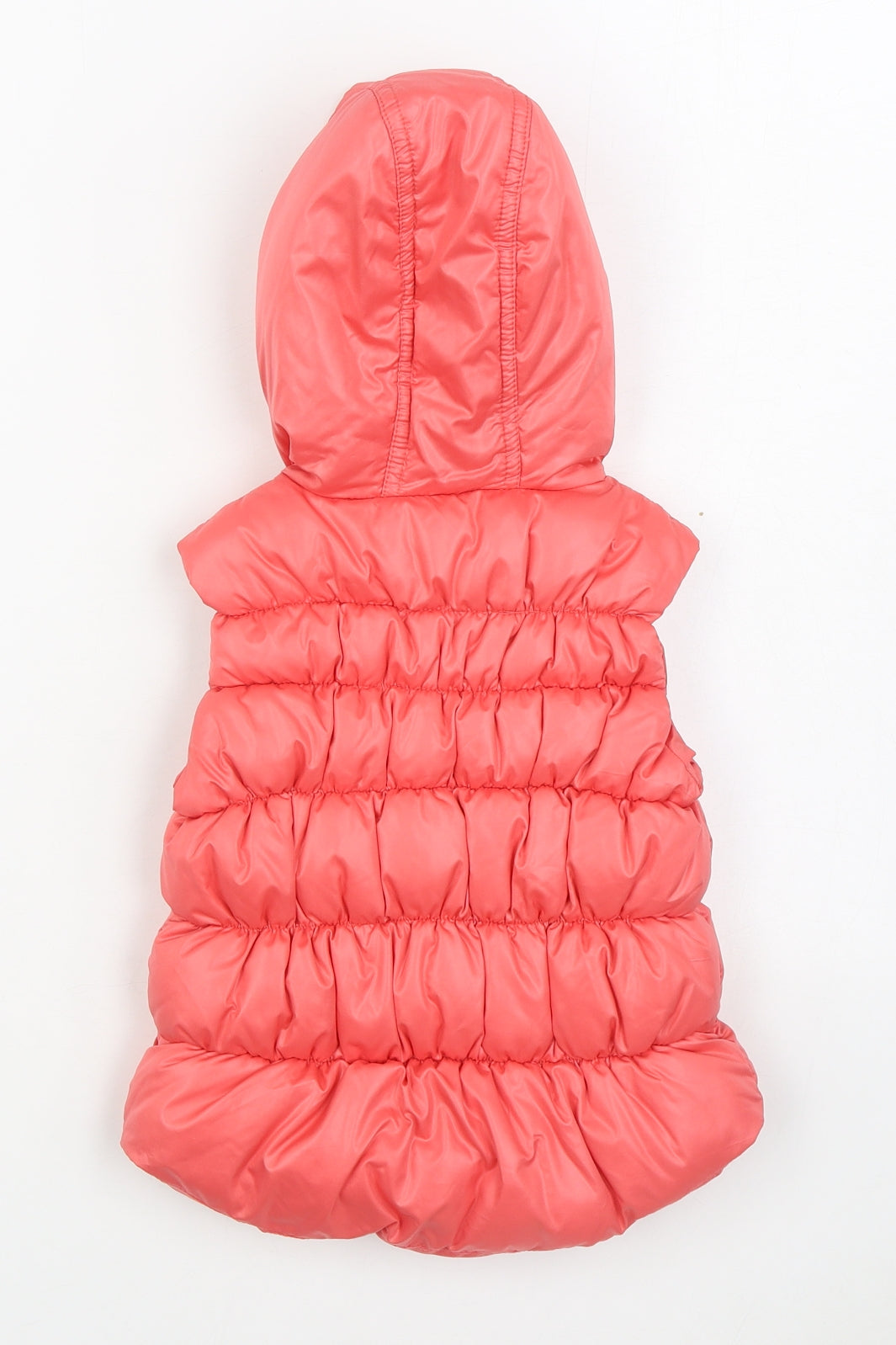 NEXT Girls Pink   Gilet Coat Size 2-3 Years  Zip