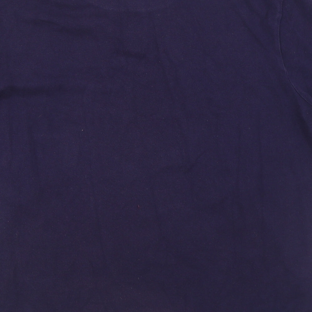 Kickers Mens Blue  100% Cotton  Polo Size XL Collared Button