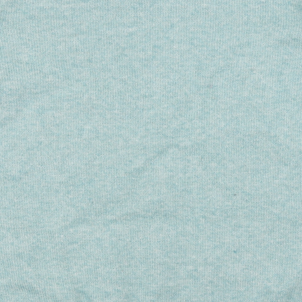 Simply Be Womens Blue Round Neck  Acrylic Pullover Jumper Size 28