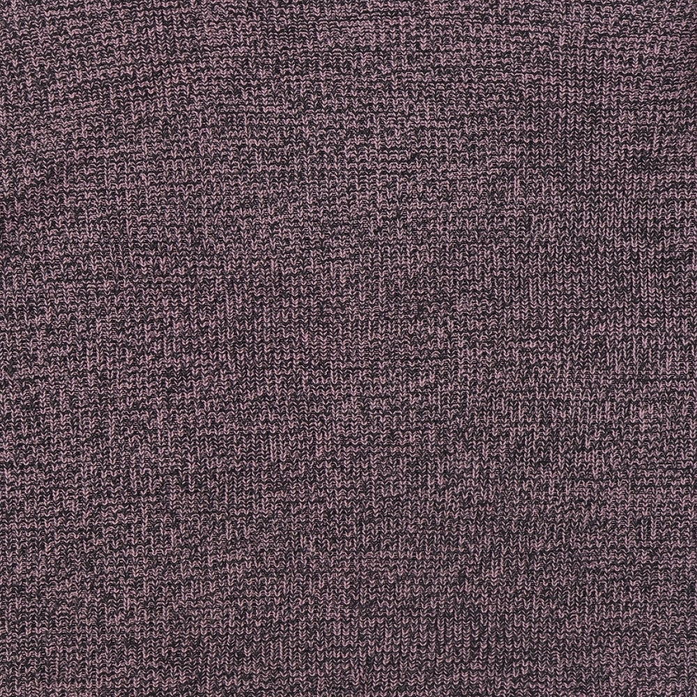 Yours Womens Purple Round Neck  Acrylic Pullover Jumper Size 26