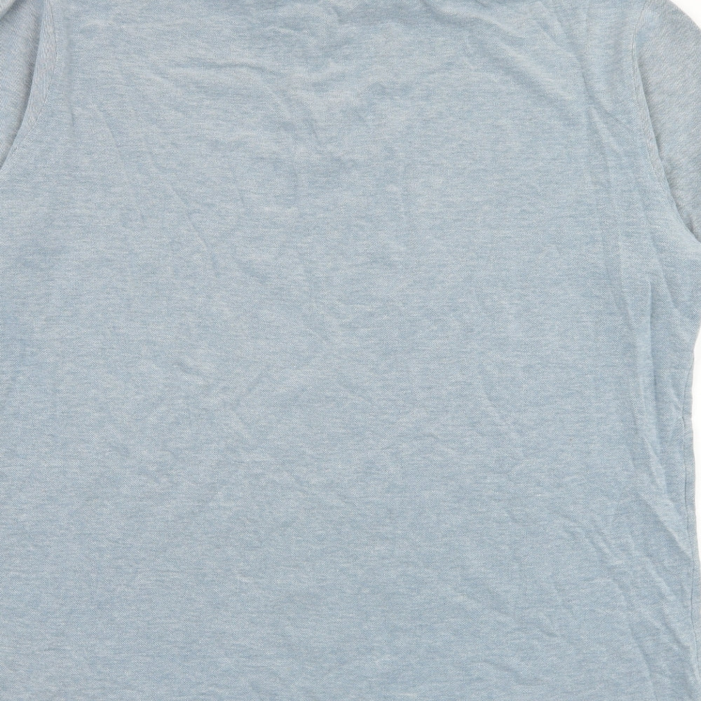 Dunnes Stores Mens Blue  Cotton  Polo Size XL Collared Pullover