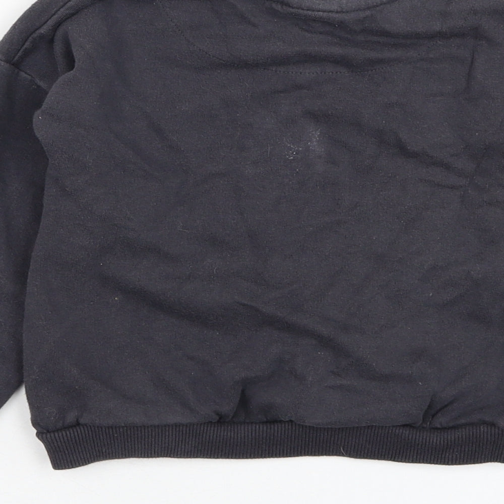 F&F Girls Grey  Cotton Pullover Sweatshirt Size 4-5 Years  Pullover - Minnie Mouse