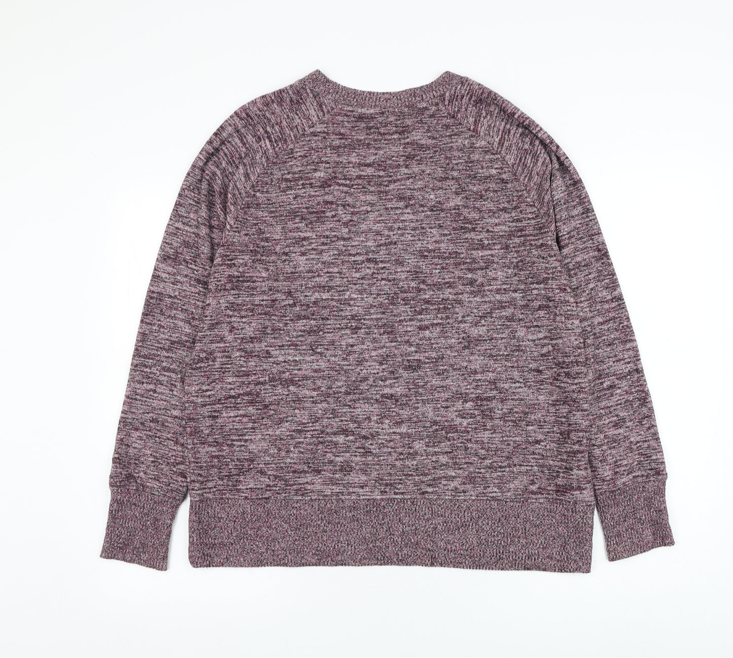 NEXT Womens Purple Round Neck  Viscose Pullover Jumper Size 16