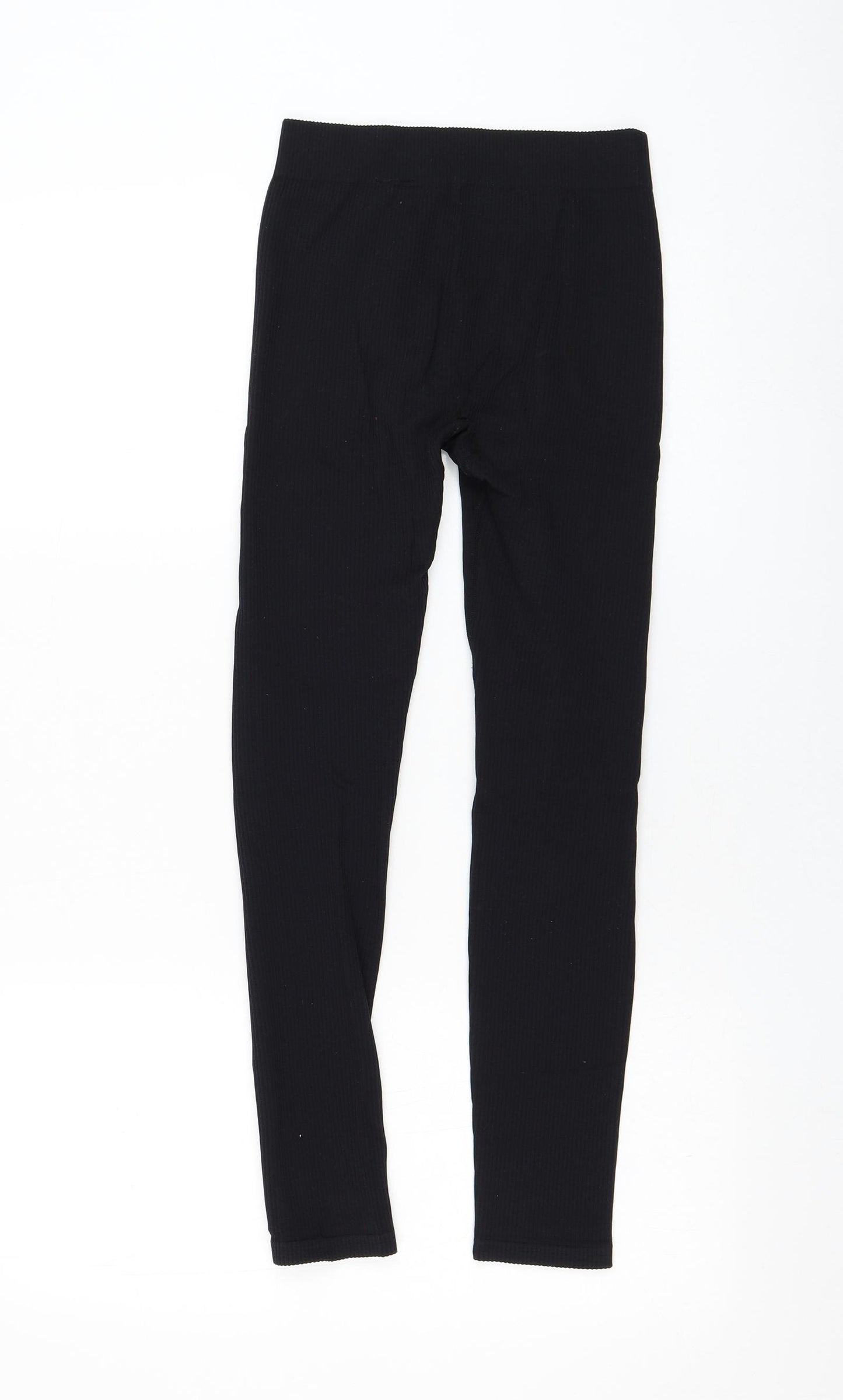 Dunnes Stores Womens Black  Nylon Compression Leggings Size XS L24 in Regular Pullover