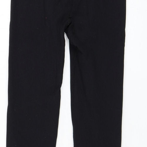 Dunnes Stores Womens Black  Nylon Compression Leggings Size XS L24 in Regular Pullover
