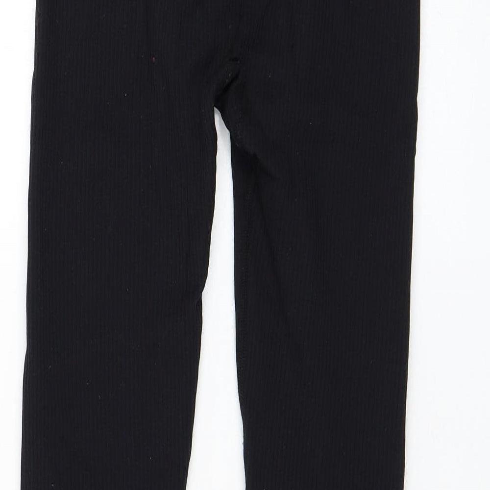 Dunnes Stores Womens Black  Nylon Compression Leggings Size XS L24 in Regular Pullover