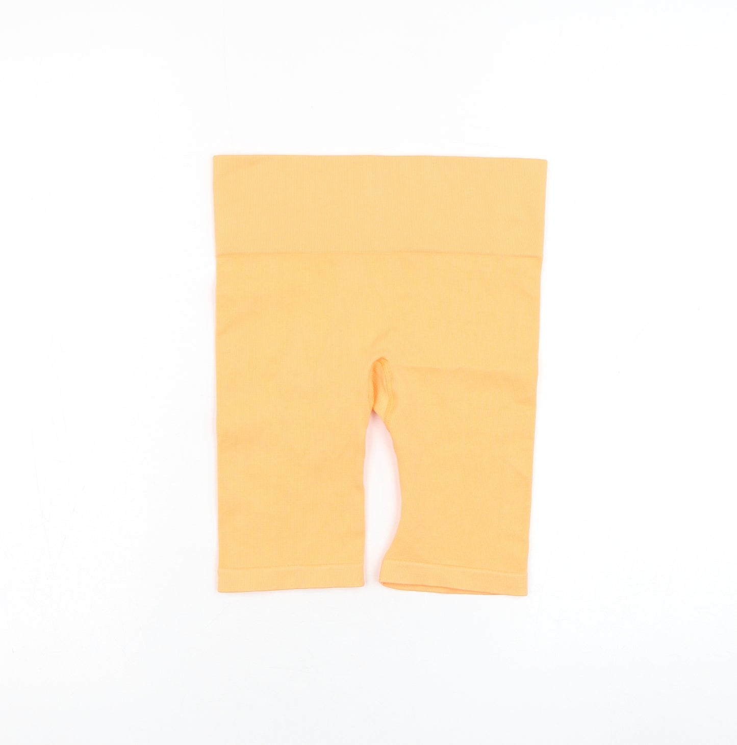 Primark Womens Orange  Nylon Biker Shorts Size 6 L8 in Regular