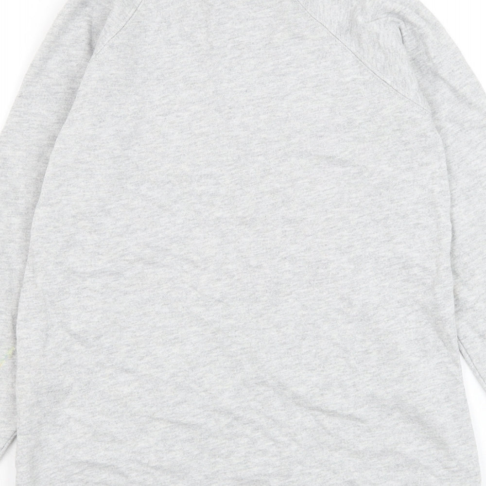 H&M Girls Grey  Cotton Pullover Sweatshirt Size 9-10 Years  Pullover - New York
