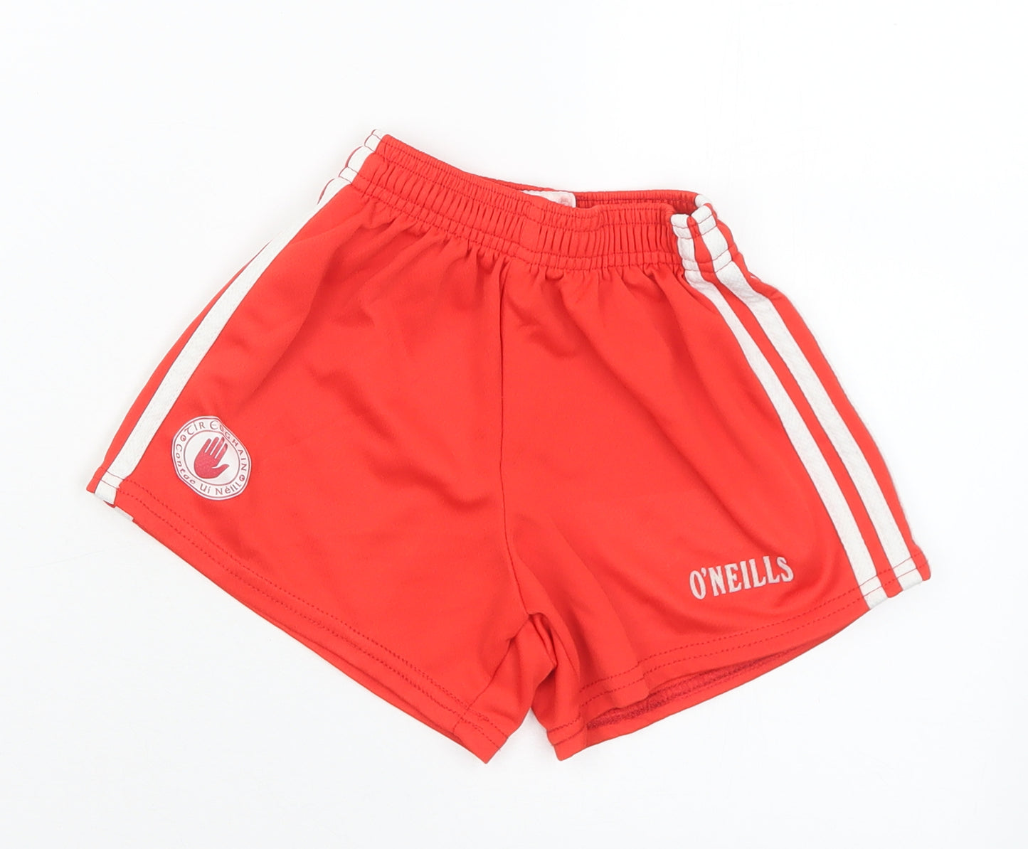 O'Neills Boys Red  Polyester Sweat Shorts Size 4-5 Years  Regular