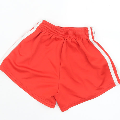 O'Neills Boys Red  Polyester Sweat Shorts Size 4-5 Years  Regular