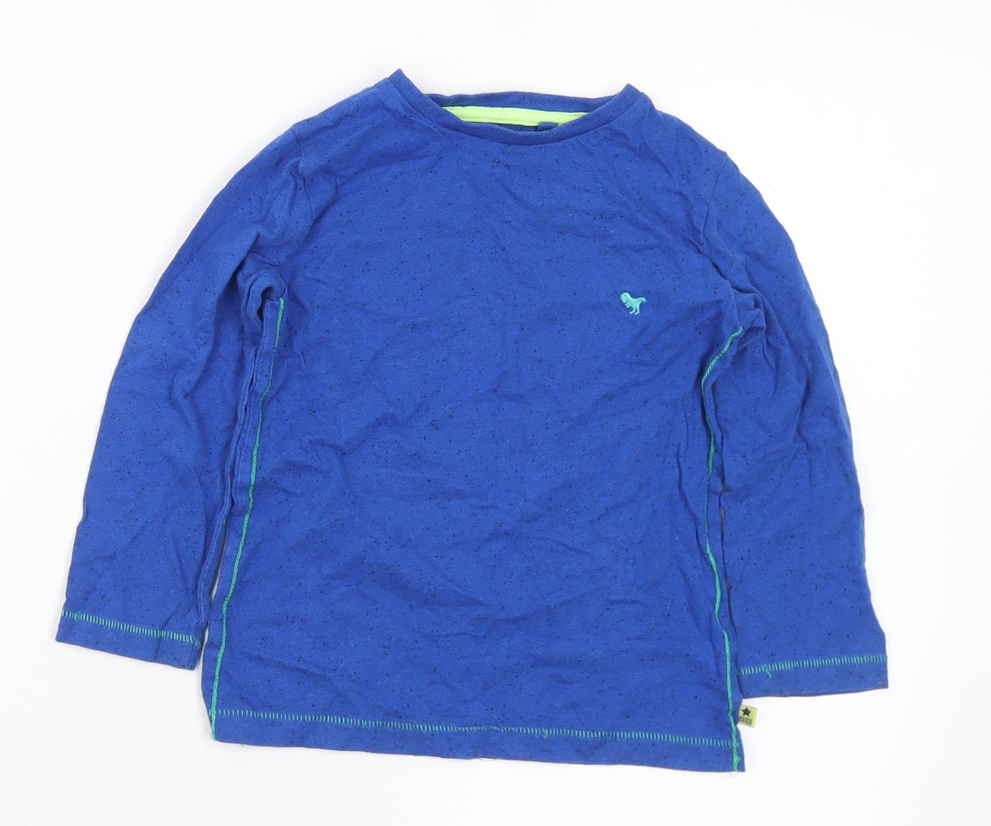 NEXT Boys Blue  Cotton Basic T-Shirt Size 2-3 Years Crew Neck
