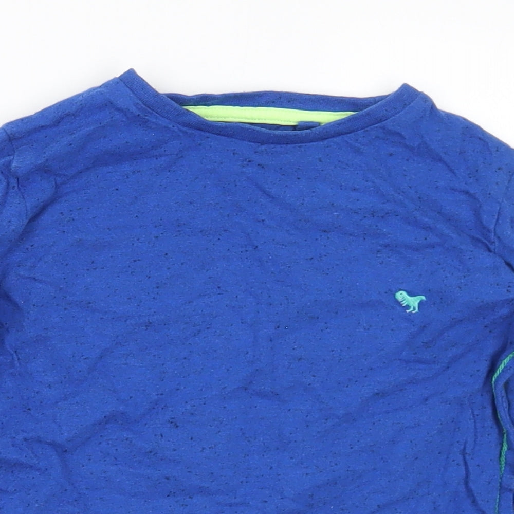 NEXT Boys Blue  Cotton Basic T-Shirt Size 2-3 Years Crew Neck