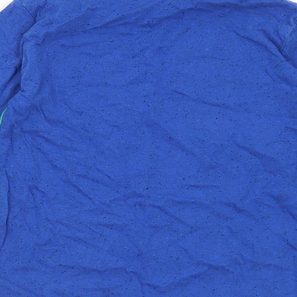 NEXT Boys Blue  Cotton Basic T-Shirt Size 2-3 Years Crew Neck