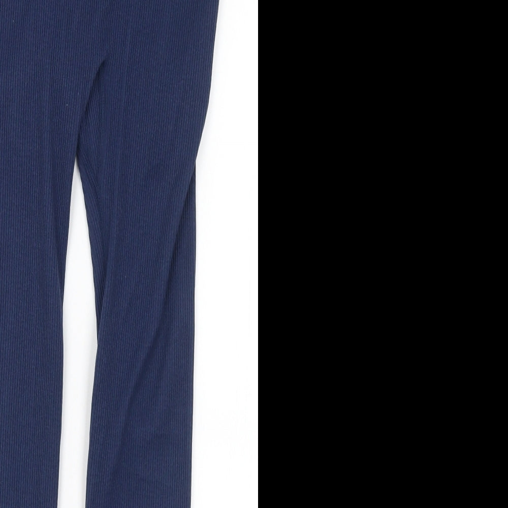 Dunnes Stores Womens Blue  Nylon Jogger Leggings Size M L25 in   - M/L