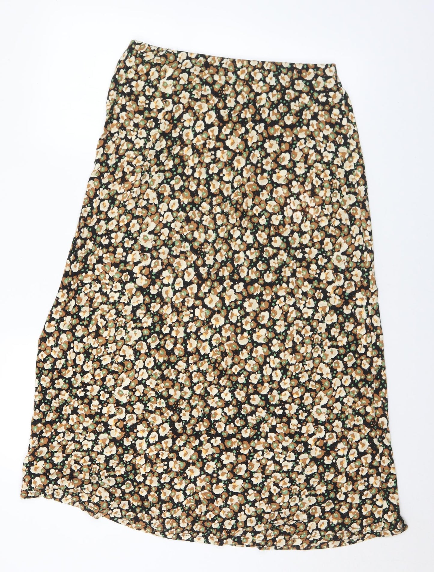 NEXT Womens Multicoloured Floral Viscose A-Line Skirt Size 12