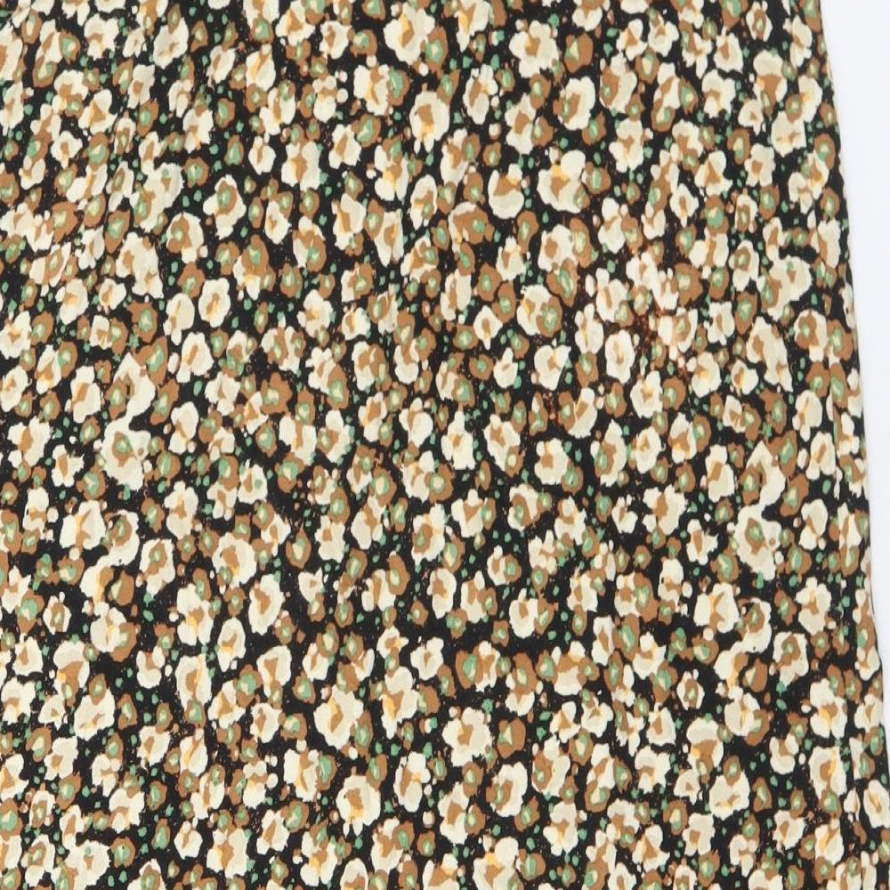 NEXT Womens Multicoloured Floral Viscose A-Line Skirt Size 12
