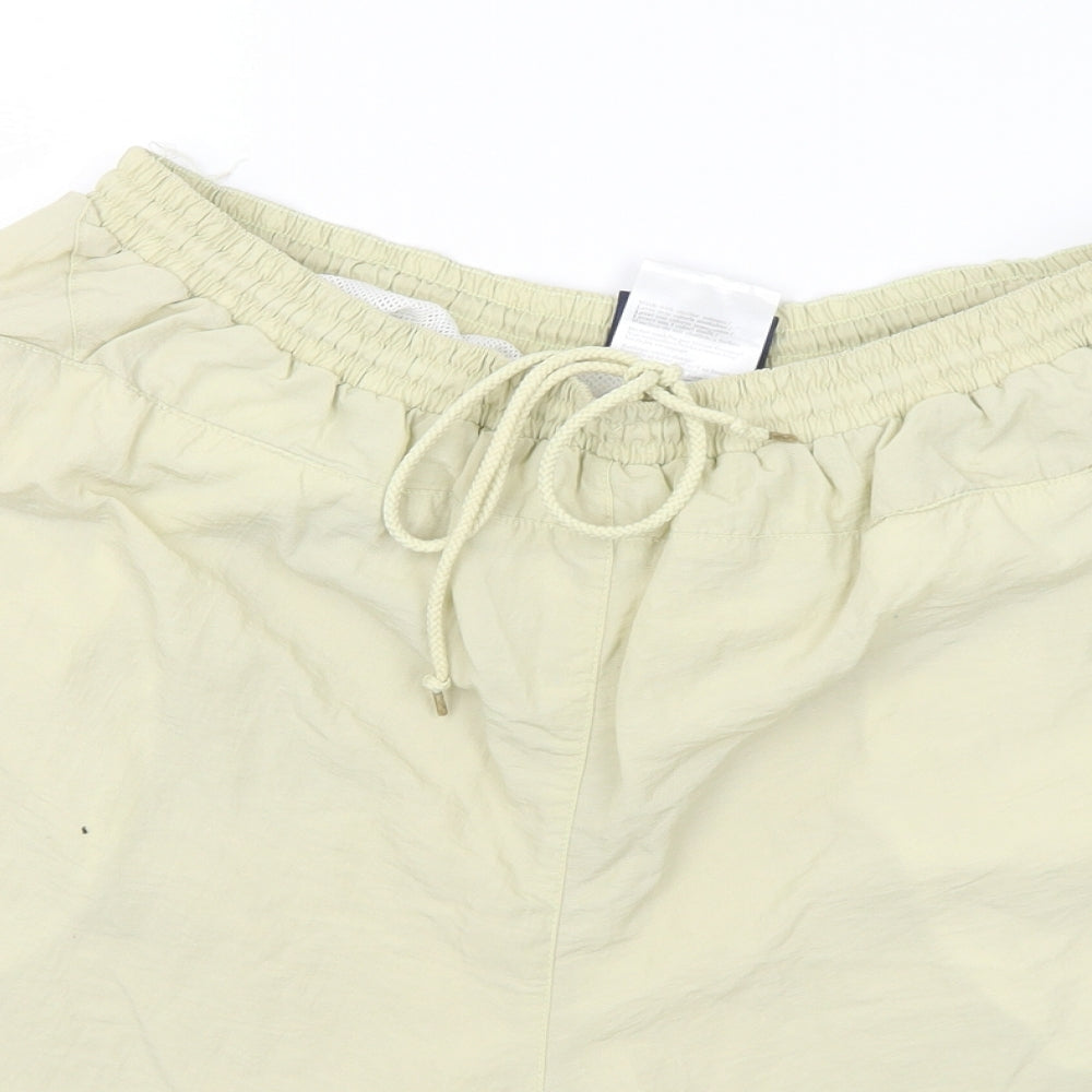 Umbro Mens Beige  Polyester Sweat Shorts Size XL L7 in Regular Drawstring