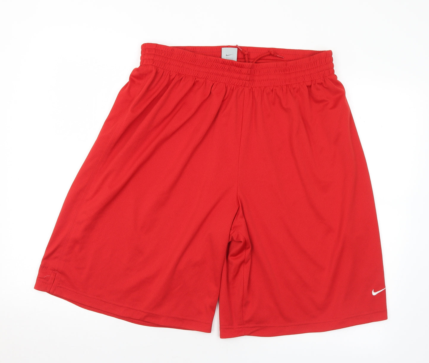 Nike Mens Red  Polyester Sweat Shorts Size XL L10 in Regular