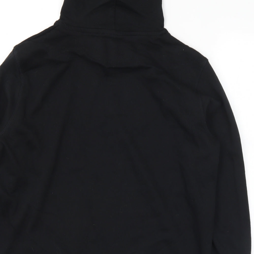Dunnes Stores Mens Black  Cotton Pullover Hoodie Size XL