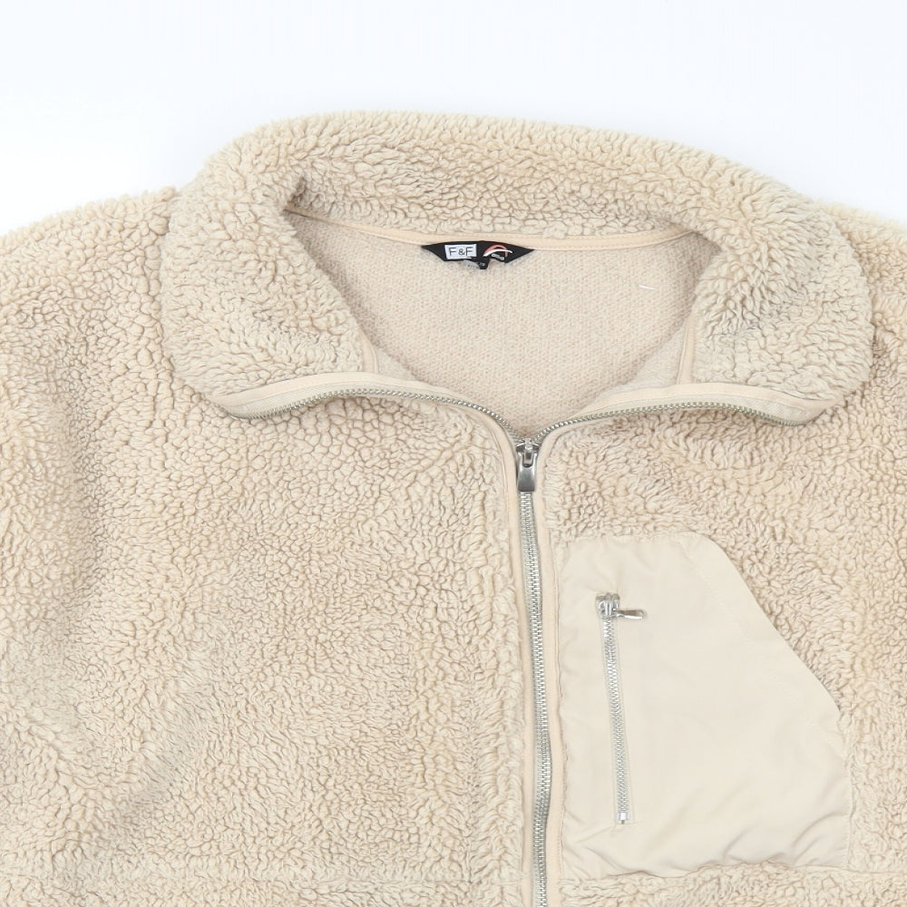 F&F Womens Beige   Jacket  Size 20  Zip