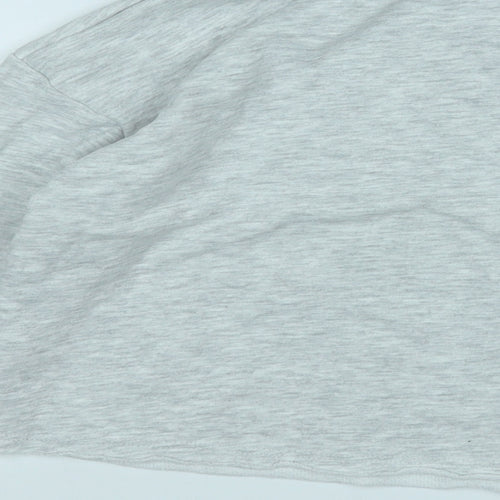 George Girls Grey  Cotton Pullover Sweatshirt Size 7-8 Years   - Kind