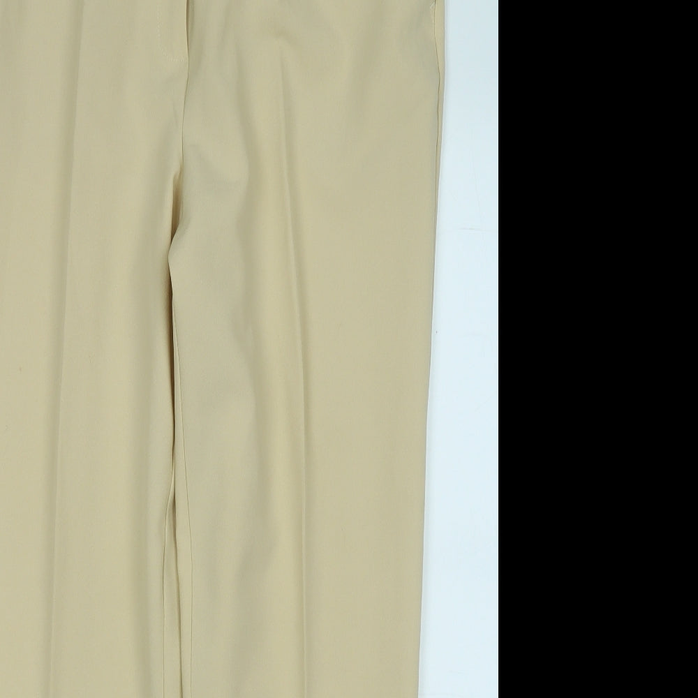 canda Womens Beige  Polyester Trousers  Size 20 L28 in Regular