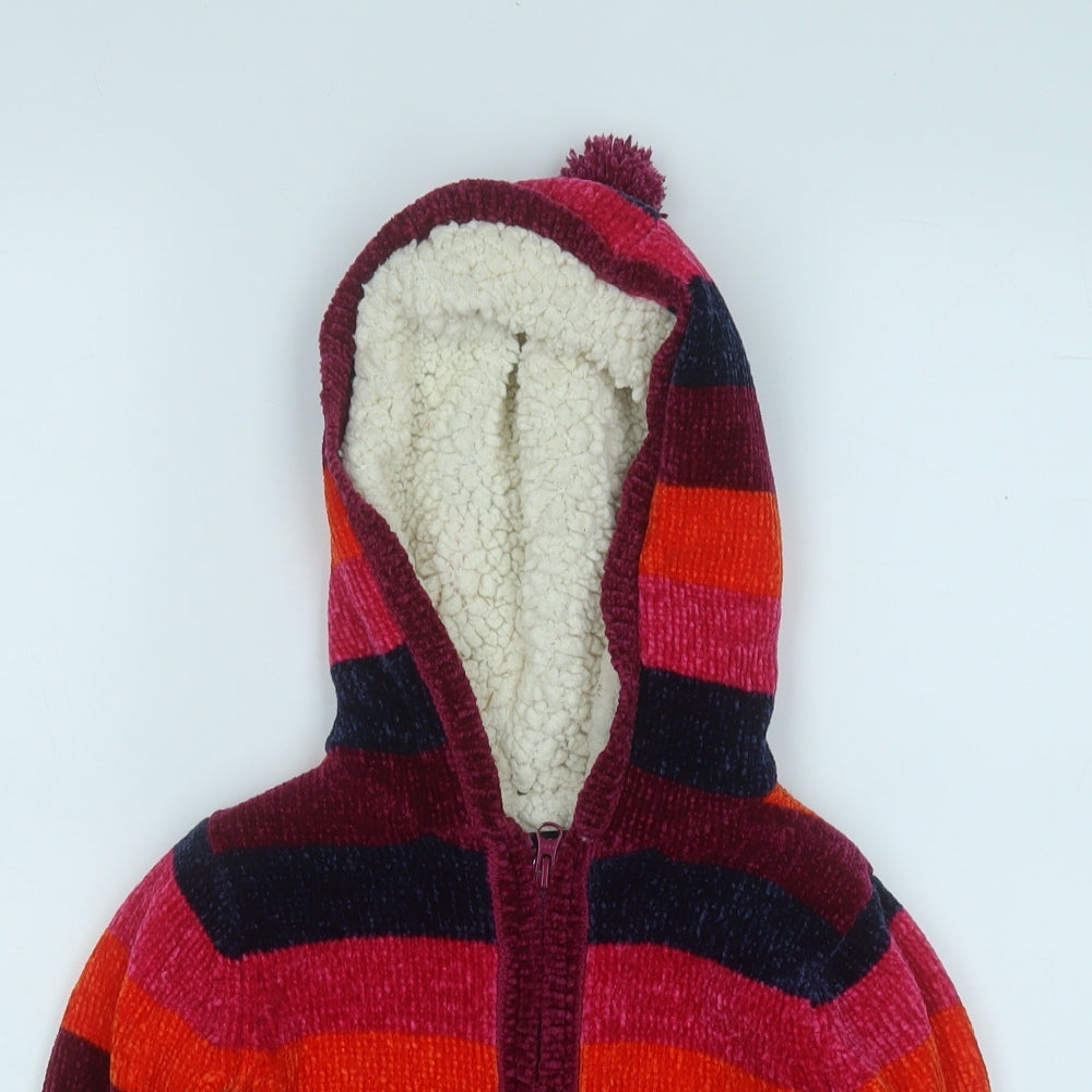 George Girls Multicoloured Striped  Jacket  Size 2-3 Years