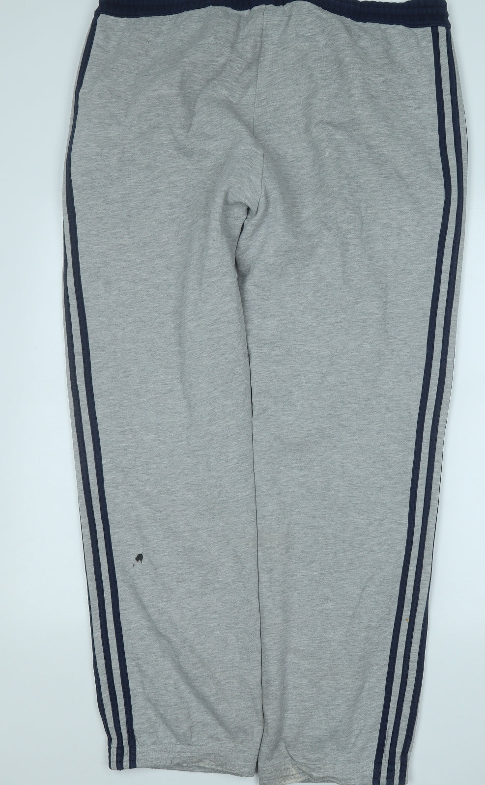 adidas Mens Grey  Cotton Jogger Trousers Size L L30 in Regular