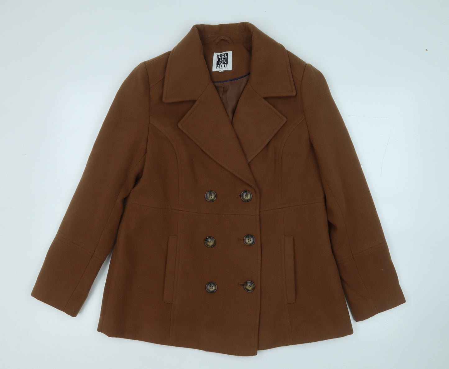 Debenhams Womens Brown   Ski Jacket Coatigan Size 14