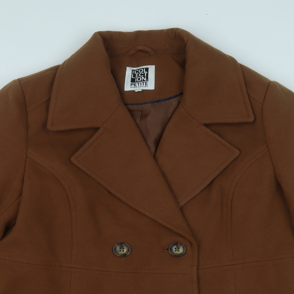 Debenhams Womens Brown   Ski Jacket Coatigan Size 14