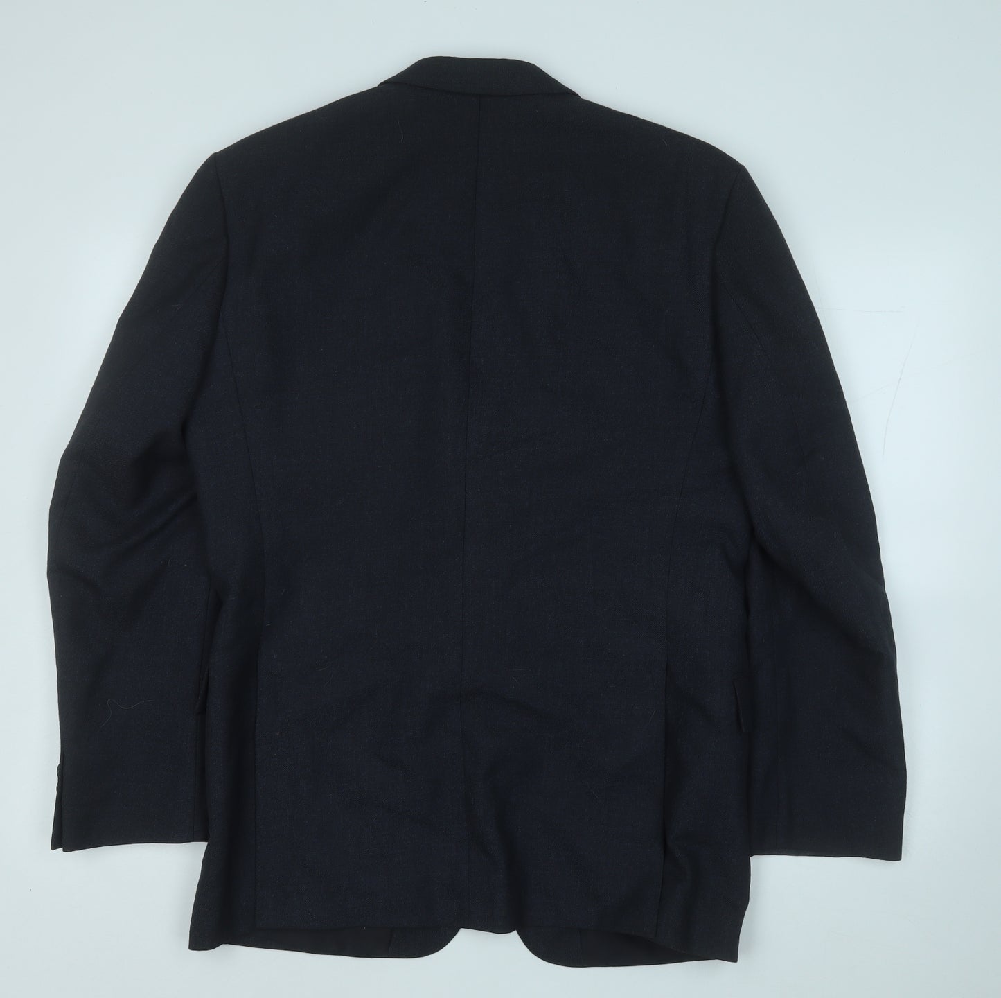 Preworn Mens Grey  Polyester Jacket Suit Jacket Size 40