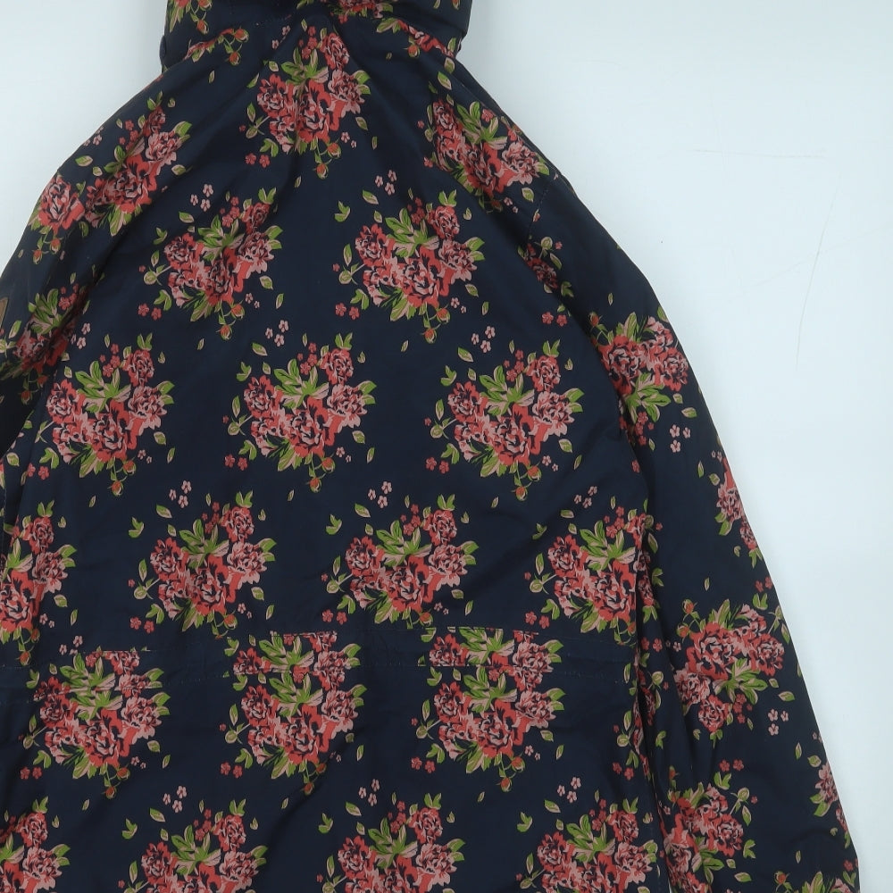 Regatta Womens Multicoloured Floral  Rain Coat Coat Size 12