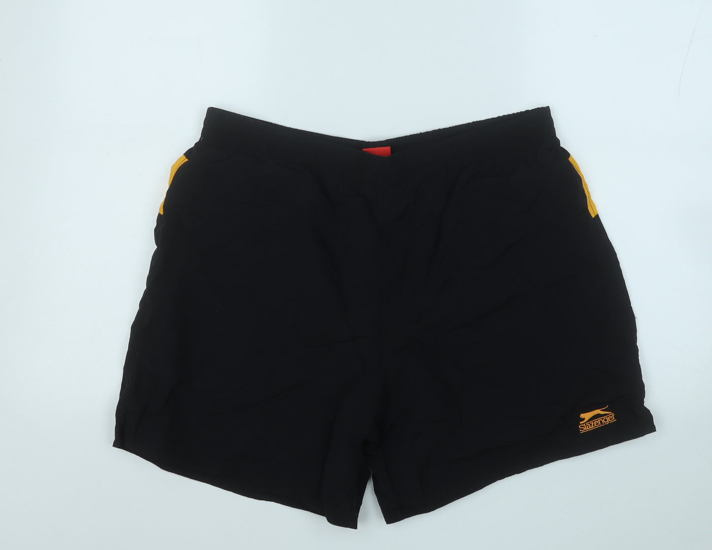 Slazenger Mens Black  Polyester Sweat Shorts Size L  Regular