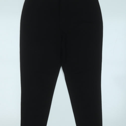 ASOS Womens Black  Polyester Trousers  Size 14 L23 in Regular