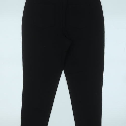 ASOS Womens Black  Polyester Trousers  Size 14 L23 in Regular