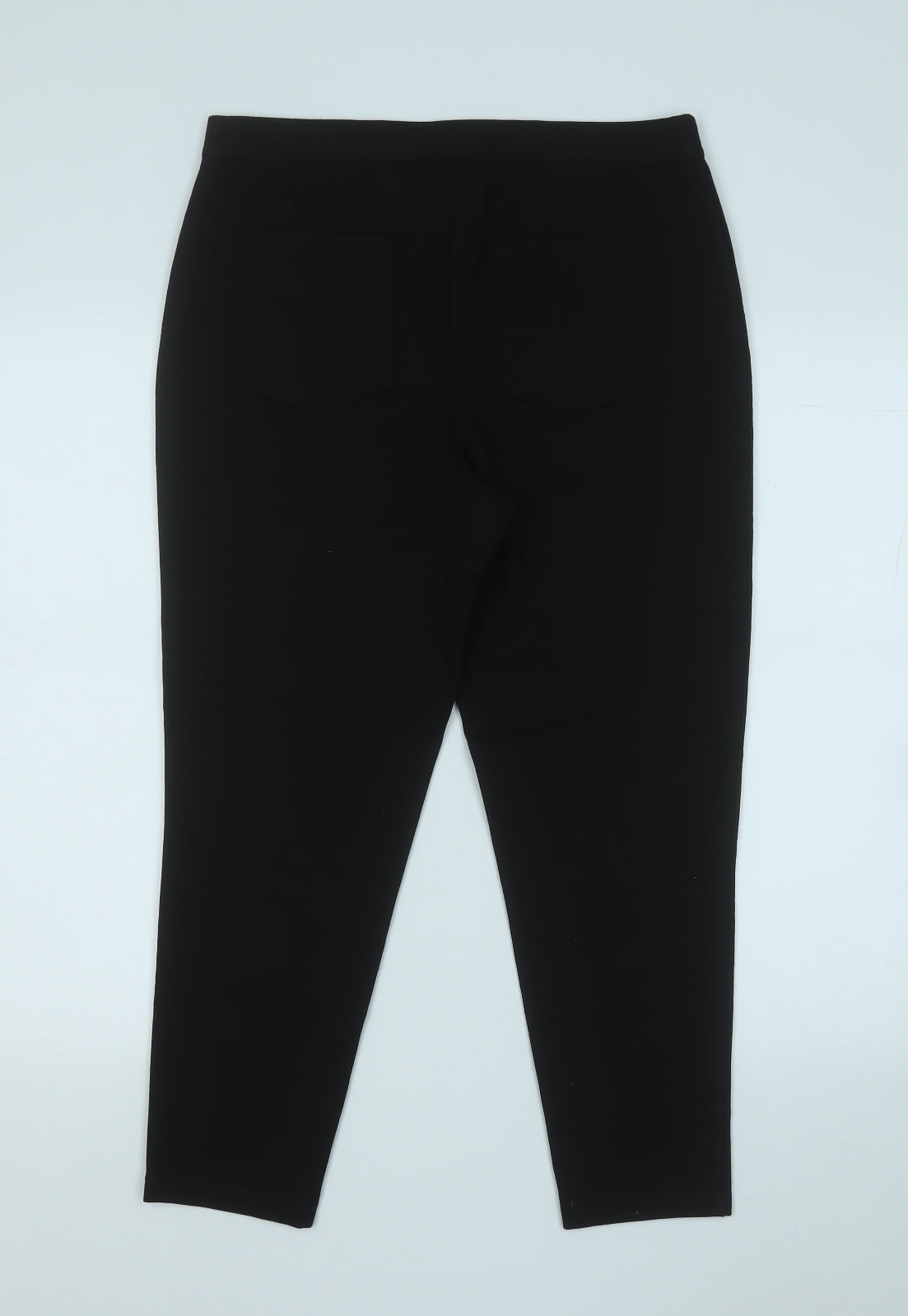 ASOS Womens Black  Polyester Trousers  Size 14 L23 in Regular