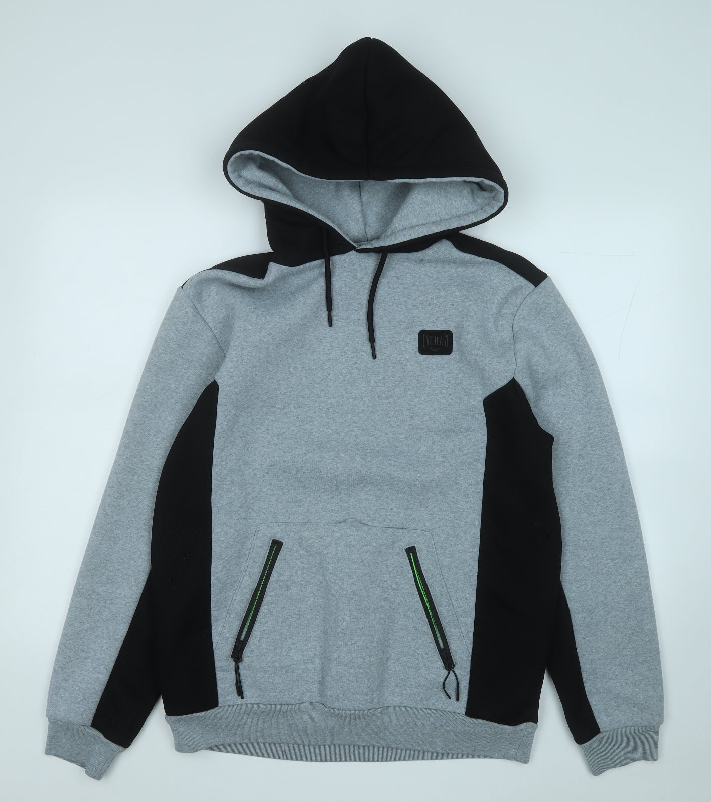 Everlast Mens Grey  Cotton Pullover Hoodie Size M