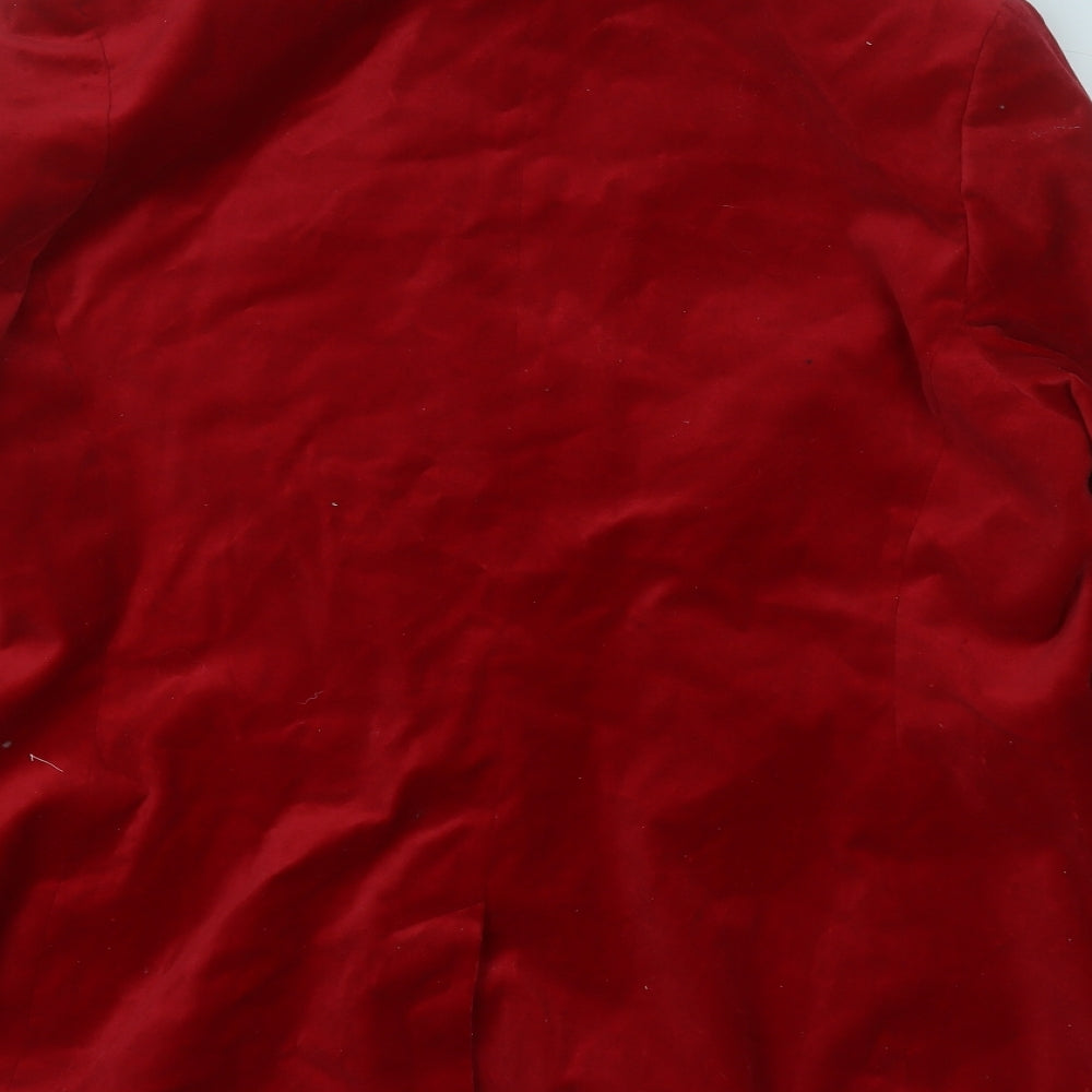 Marks and Spencer Womens Red   Jacket Blazer Size 18