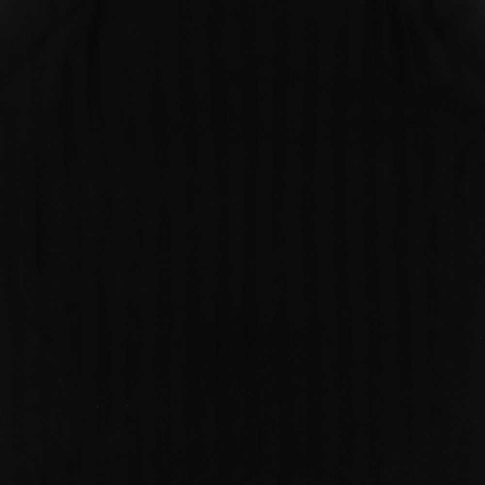 George Womens Black Round Neck  Polyester Pullover Jumper Size 20