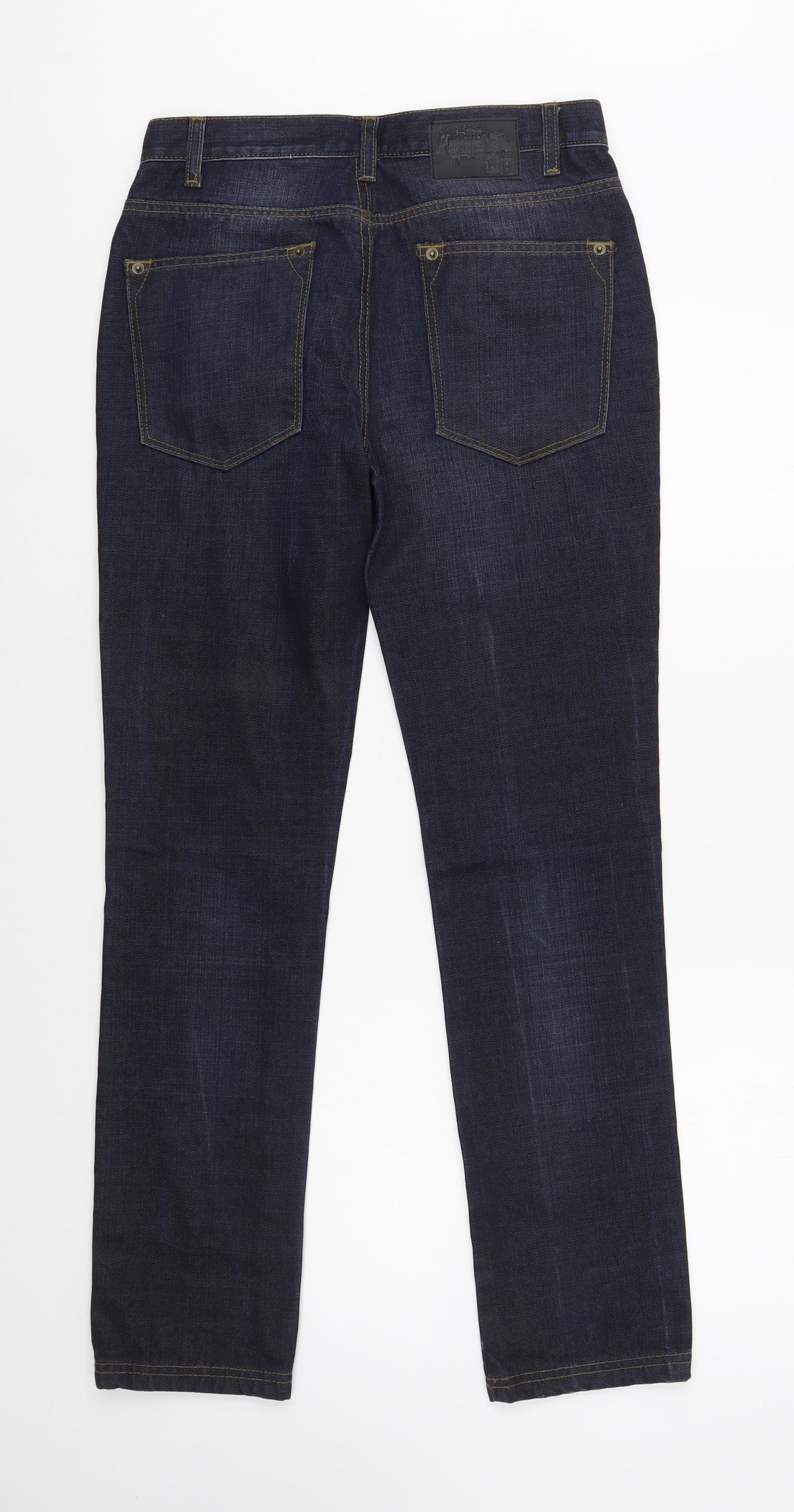 Red Herring Boys Blue  Cotton Straight Jeans Size 13 Years  Regular Button