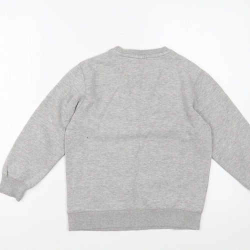 George Girls Grey  Cotton Pullover Sweatshirt Size 6-7 Years  Pullover - Tokyo