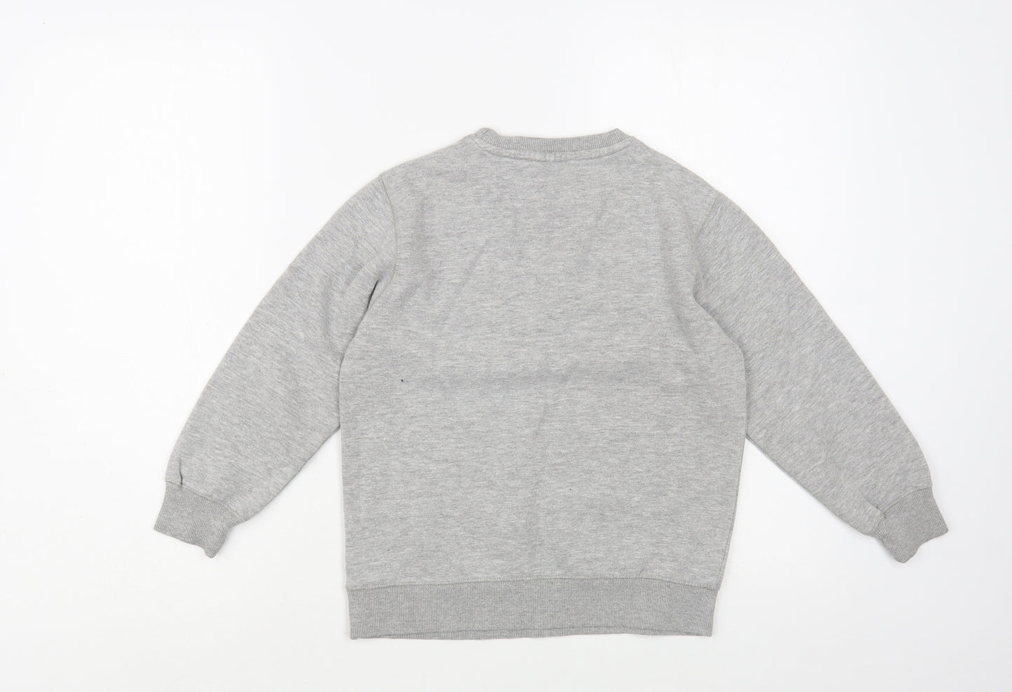 George Girls Grey  Cotton Pullover Sweatshirt Size 6-7 Years  Pullover - Tokyo