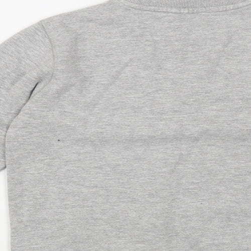 George Girls Grey  Cotton Pullover Sweatshirt Size 6-7 Years  Pullover - Tokyo