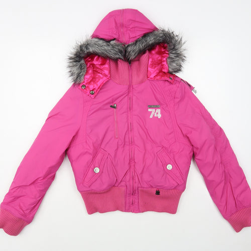 McKenzie Womens Pink   Puffer Jacket Jacket Size 12  Zip
