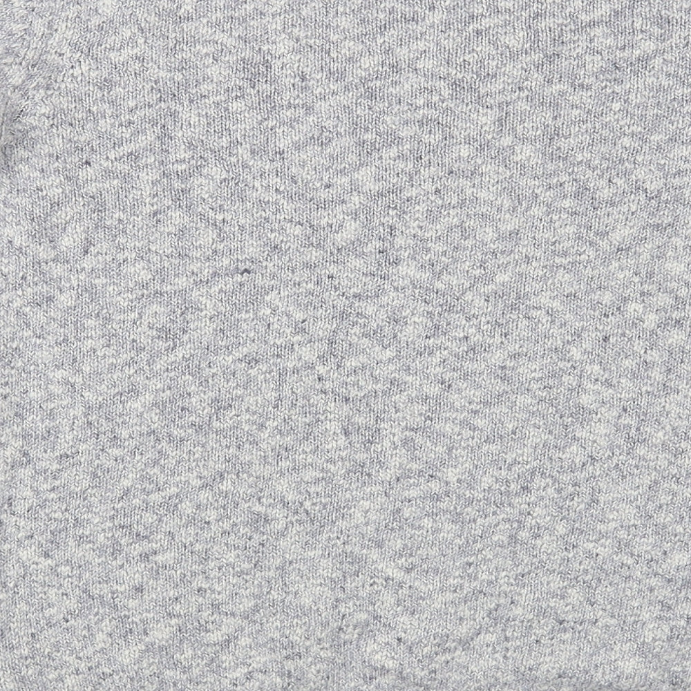 NEXT Mens Grey Crew Neck  Cotton Pullover Jumper Size S