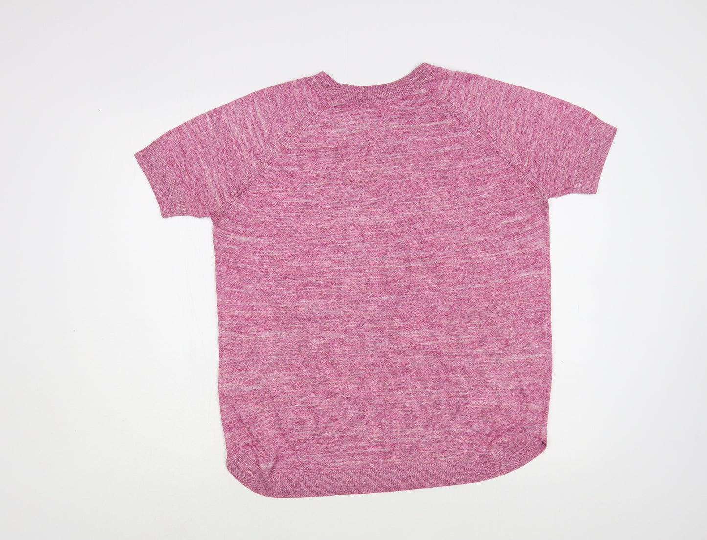 TU Womens Pink Crew Neck  Polyester Pullover Jumper Size 14