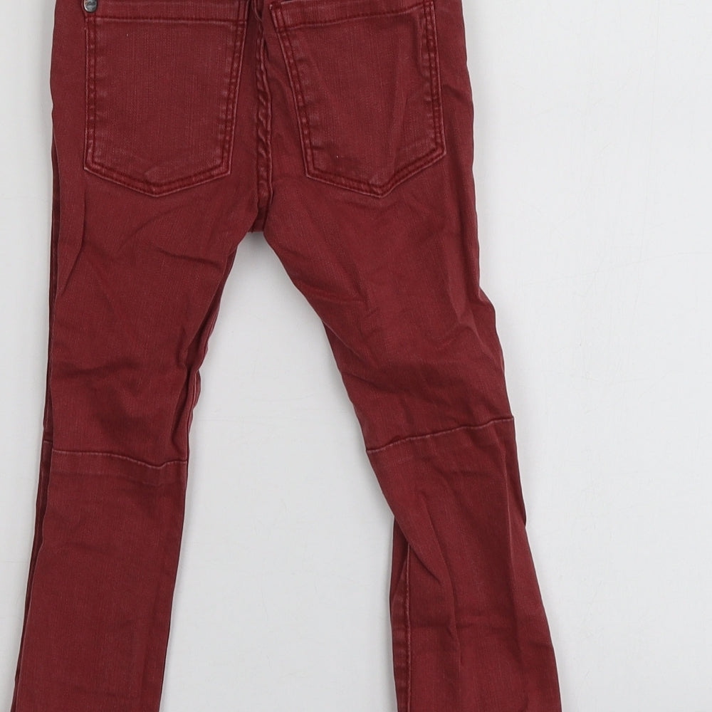 NEXT Boys Red  Cotton Jogger Jeans Size 18-24 Months