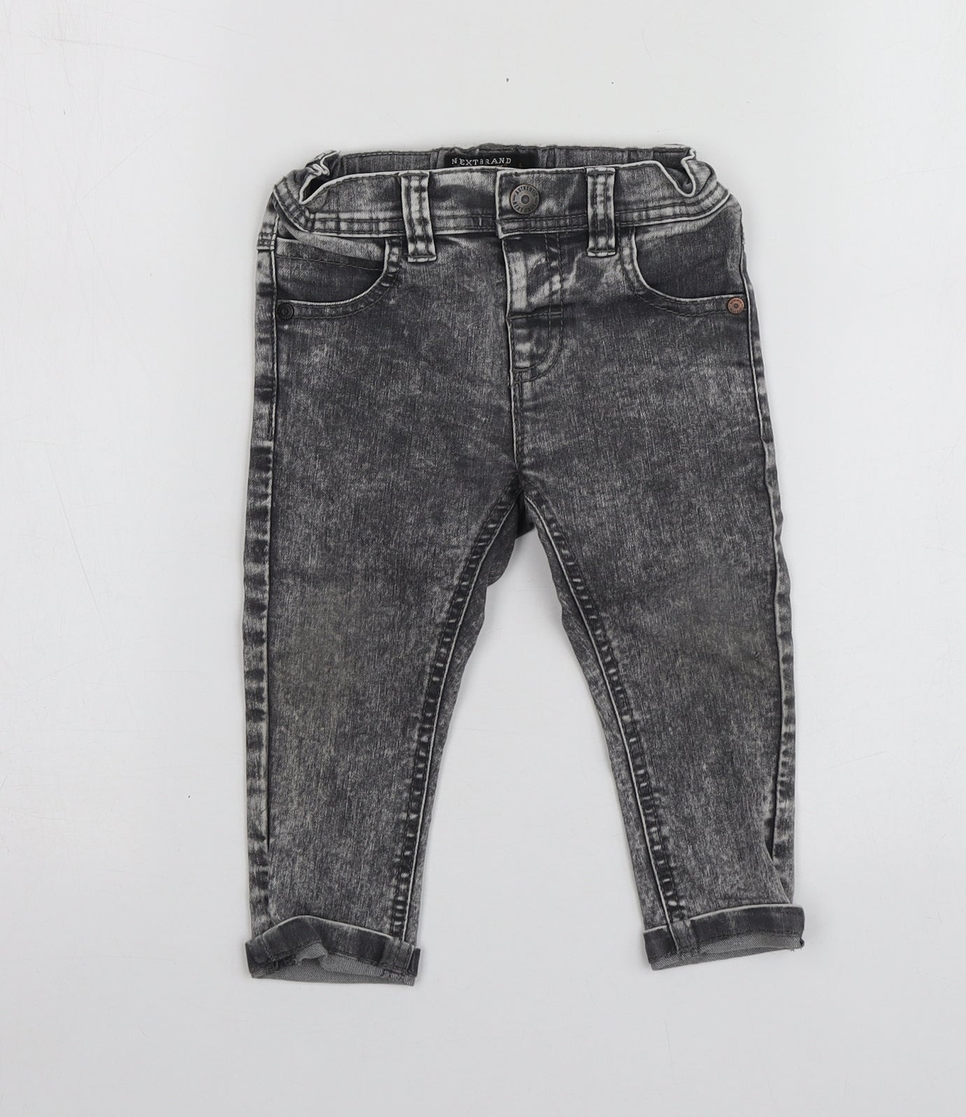 NEXT Boys Grey  Cotton Jogger Jeans Size 12-18 Months