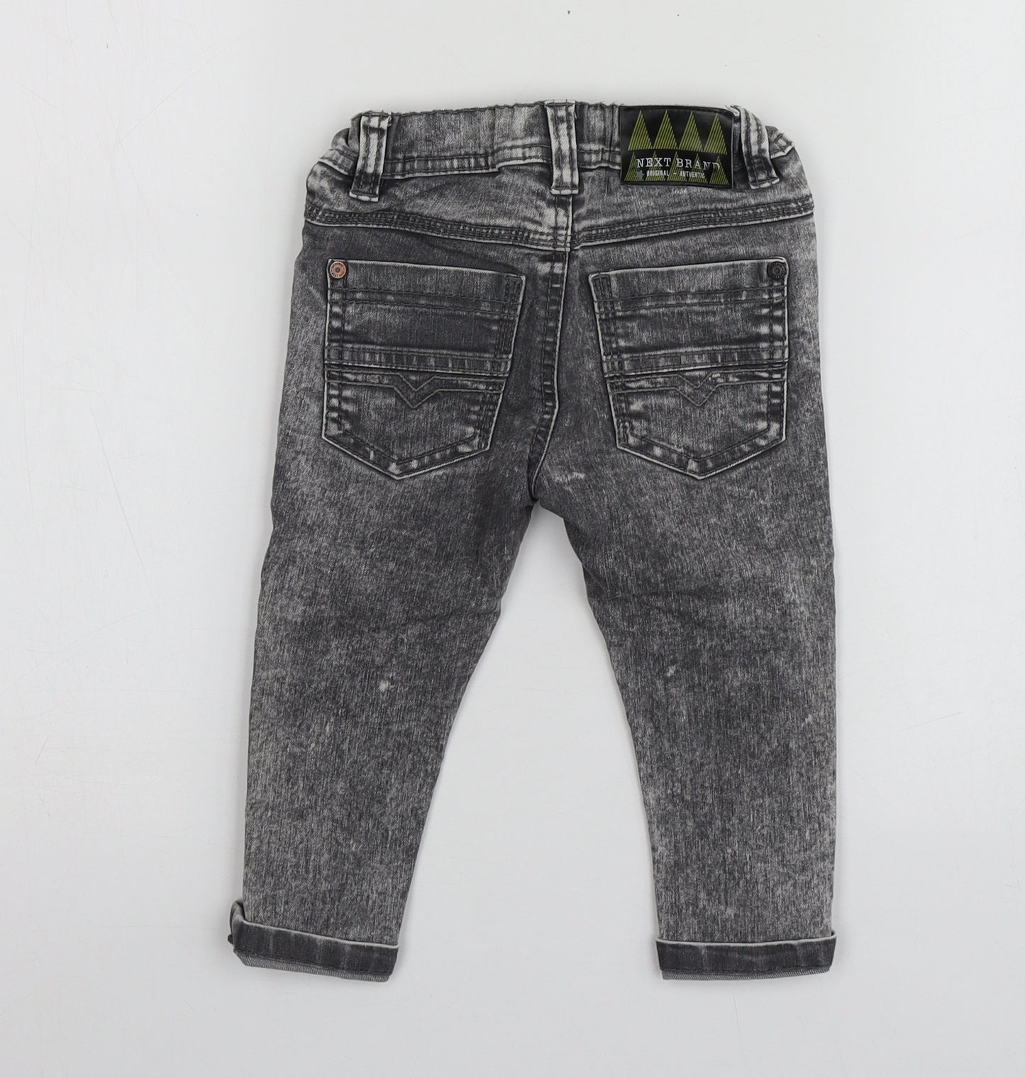 NEXT Boys Grey  Cotton Jogger Jeans Size 12-18 Months