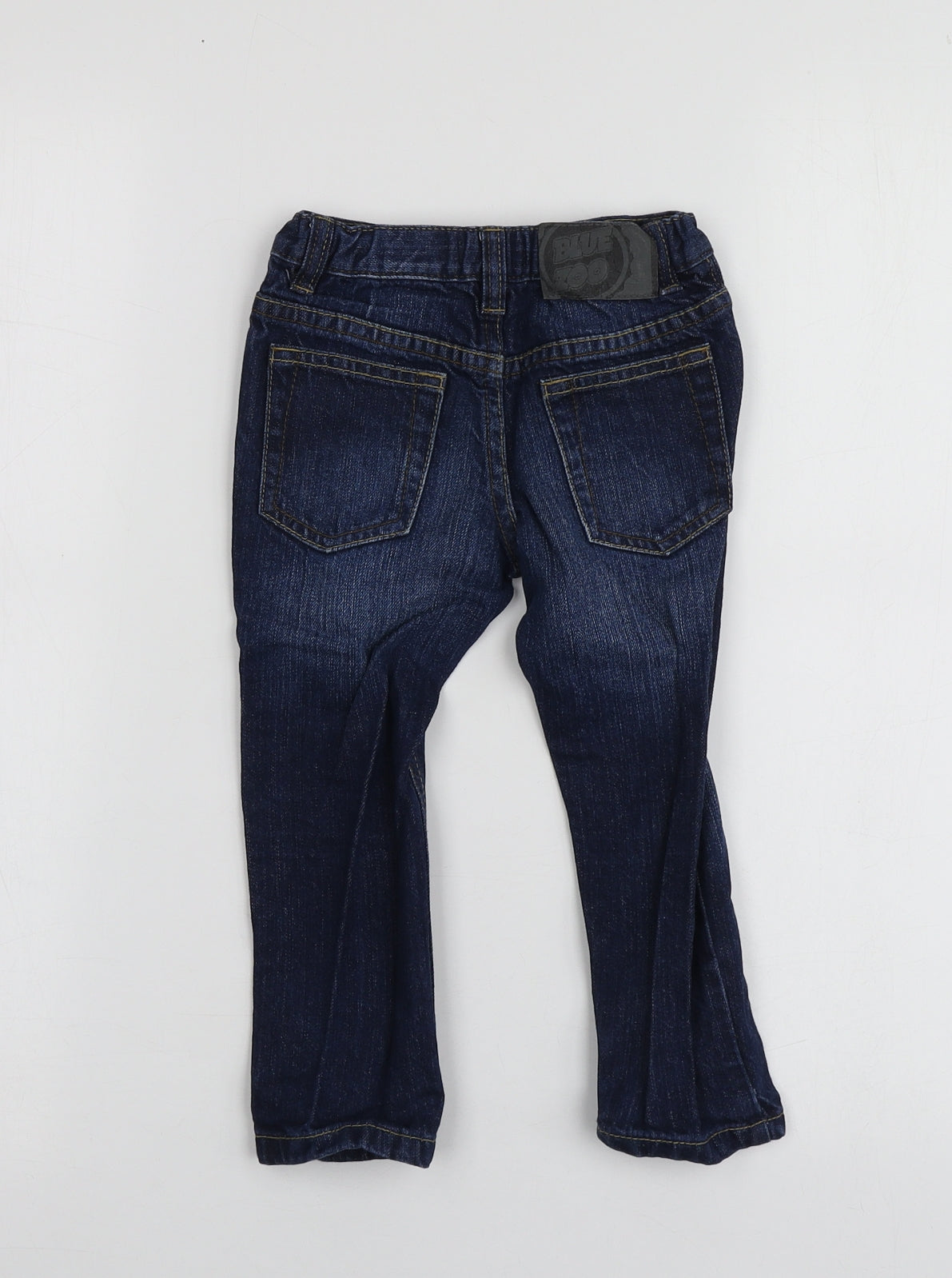 Blue Zoo Boys Blue  Cotton Jogger Jeans Size 18-24 Months